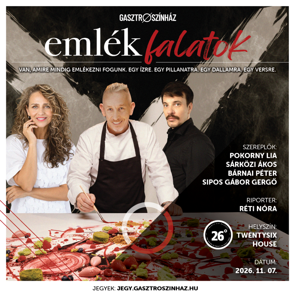 EMLÉKFALATOK – Pokorny Lia, Sárközi Ákos, Sipos Gábor Gergő – NOVEMBER 7.
